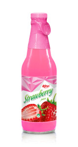 300ml Strawberry juice Glass bottle